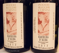 Barbera d'Alba, their less intense Barbera, aged in stainless steel, for early consumption. My favorite Barbera.