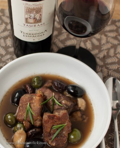 Red wine with pork? Taurasi = yes!