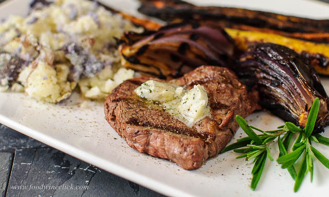 rosemary blue cheese butter topping for steak