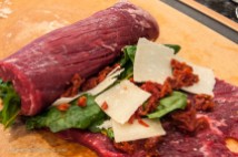 Flank steak roulade roll-up
