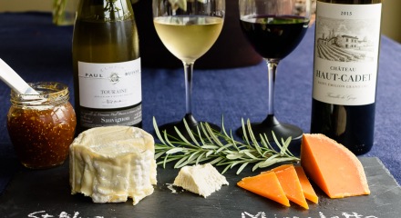 French wines and cheeses