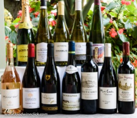 A wide selection of French wines