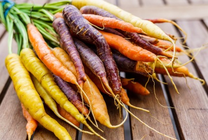 I love multi-color carrots but was surprised the purple ones cooked faster than the others
