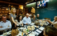 There are several wine bars in Chisinau, some serve delicious food as well