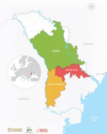 A large portion of Moldova is dedicated to grape growing and winemaking